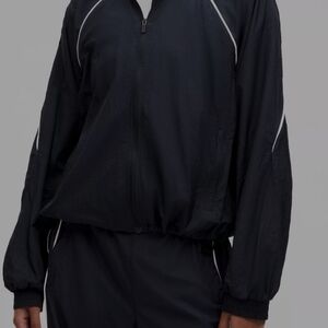 Lululemon Navy Jacket with White Accents